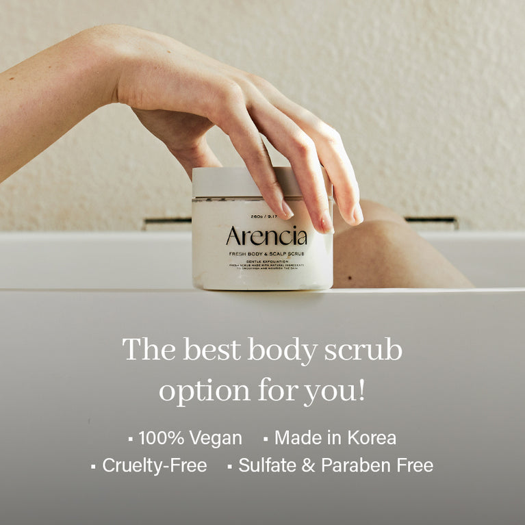Arencia Fresh Cloud Body & Scalp Scrub