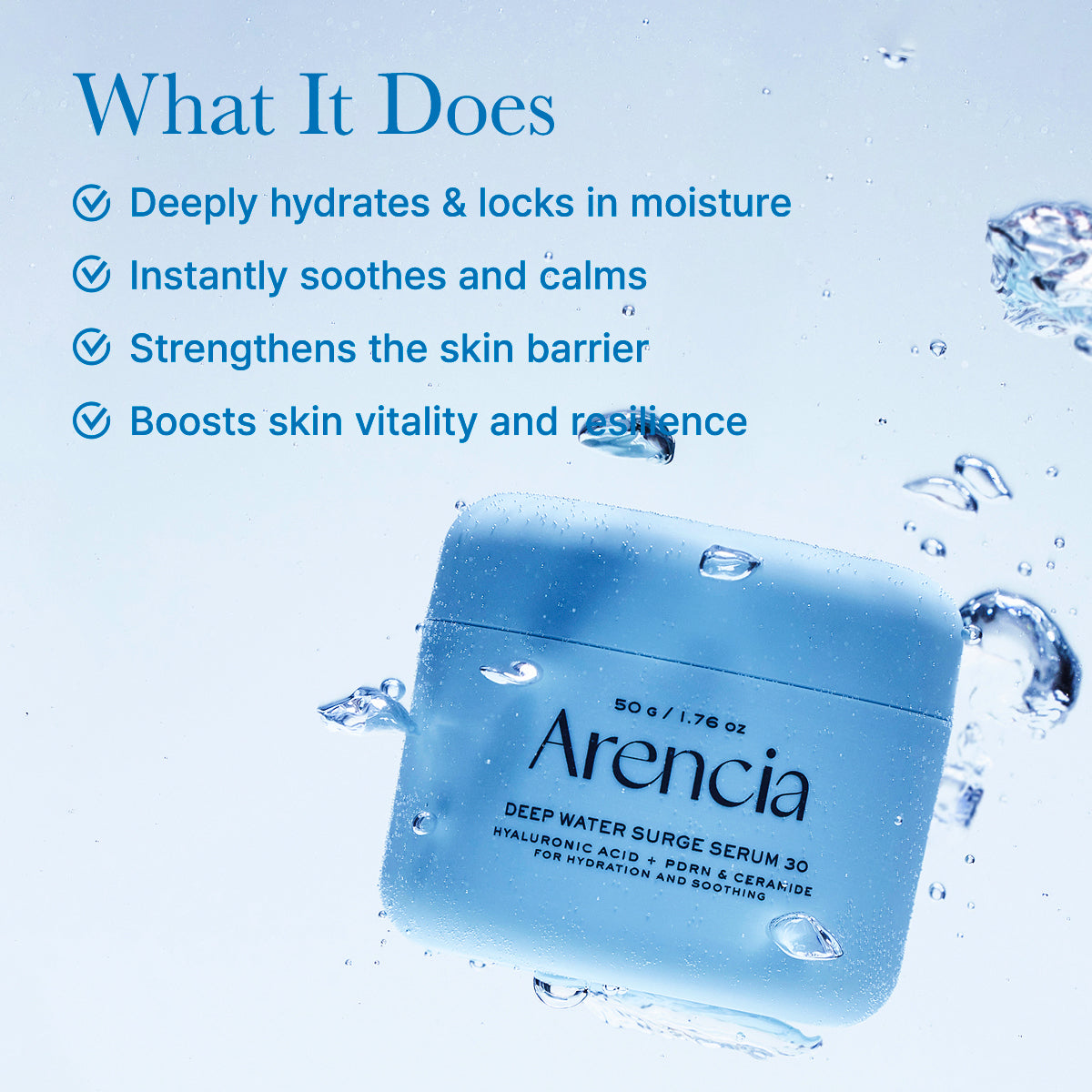 Arencia Deep Water Surge Overnight Serum 30