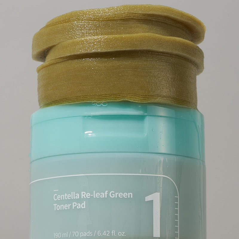 numbuzin No.1 Centella Re-leaf Green Toner Pad