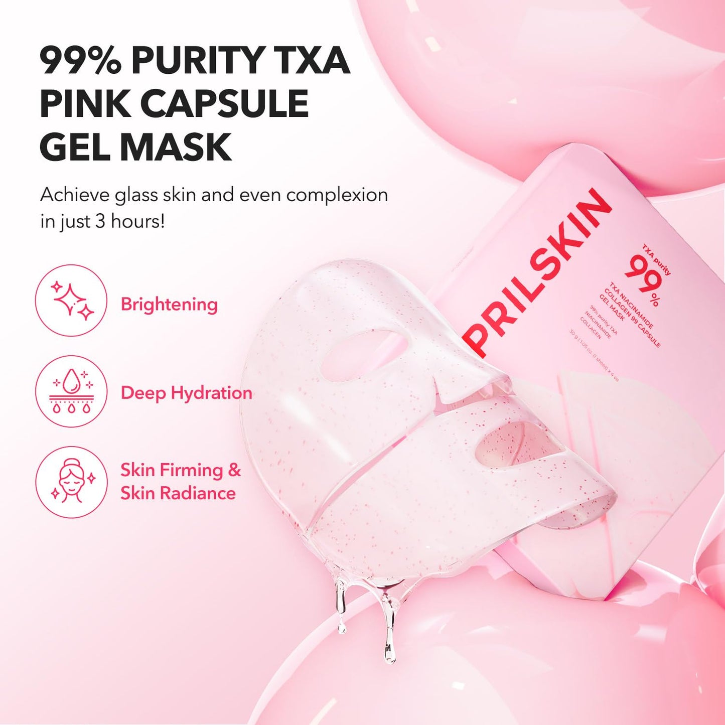 APRILSKIN TXA Niacinamide Collagen 99 Capsule Gel Mask