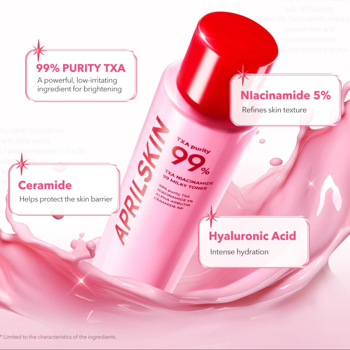 APRILSKIN TXA Niacinamide 99 Milky Toner