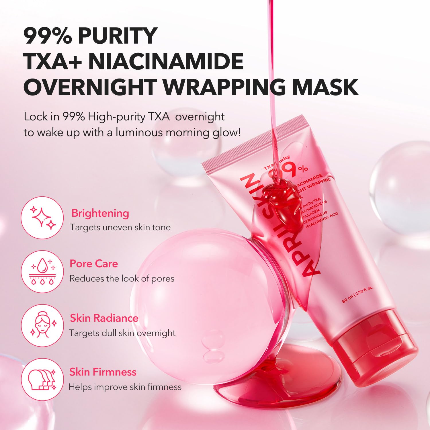 APRILSKIN TXA Niacinamide 99 Night Wrapping Mask