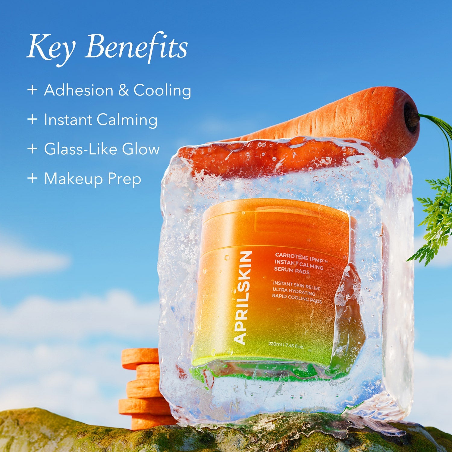 APRILSKIN Carrotene IPMP Instant Calming Serum Pads