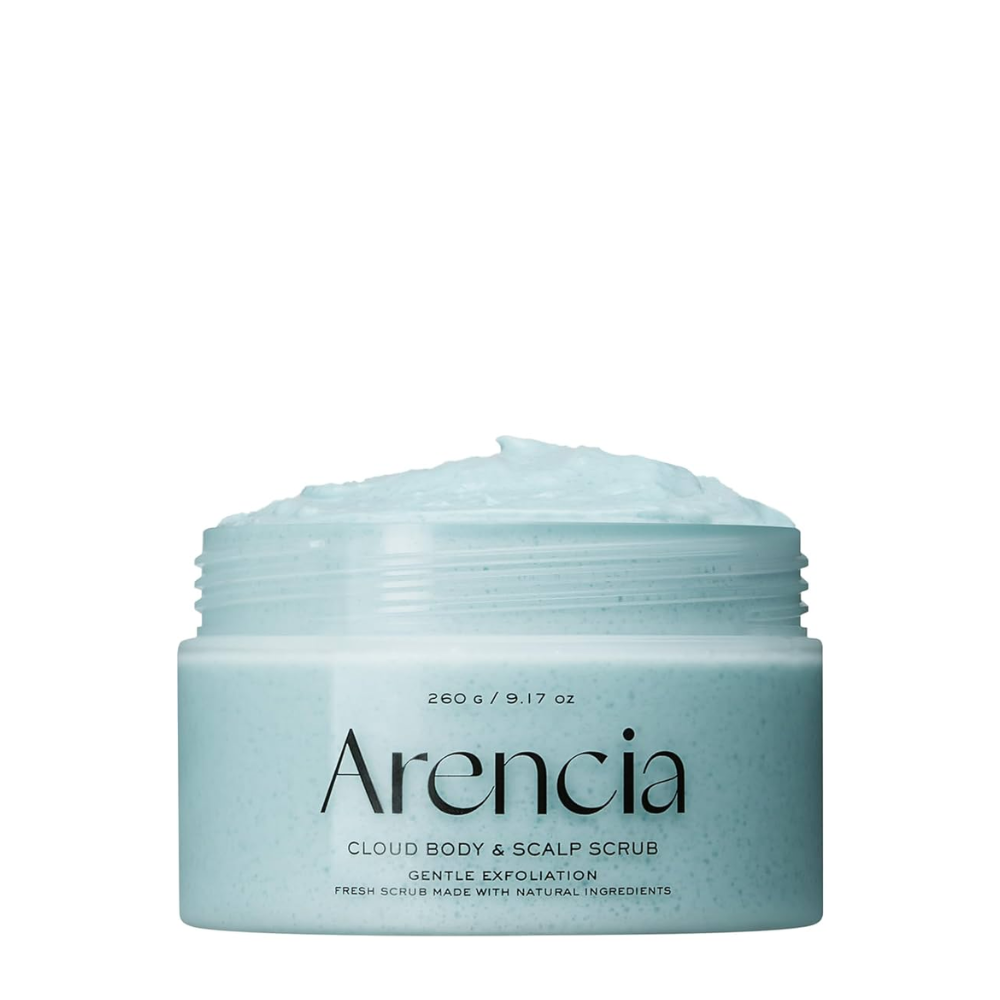 Arencia Fresh Cloud Body & Scalp Scrub Blue: French Mint & Lily