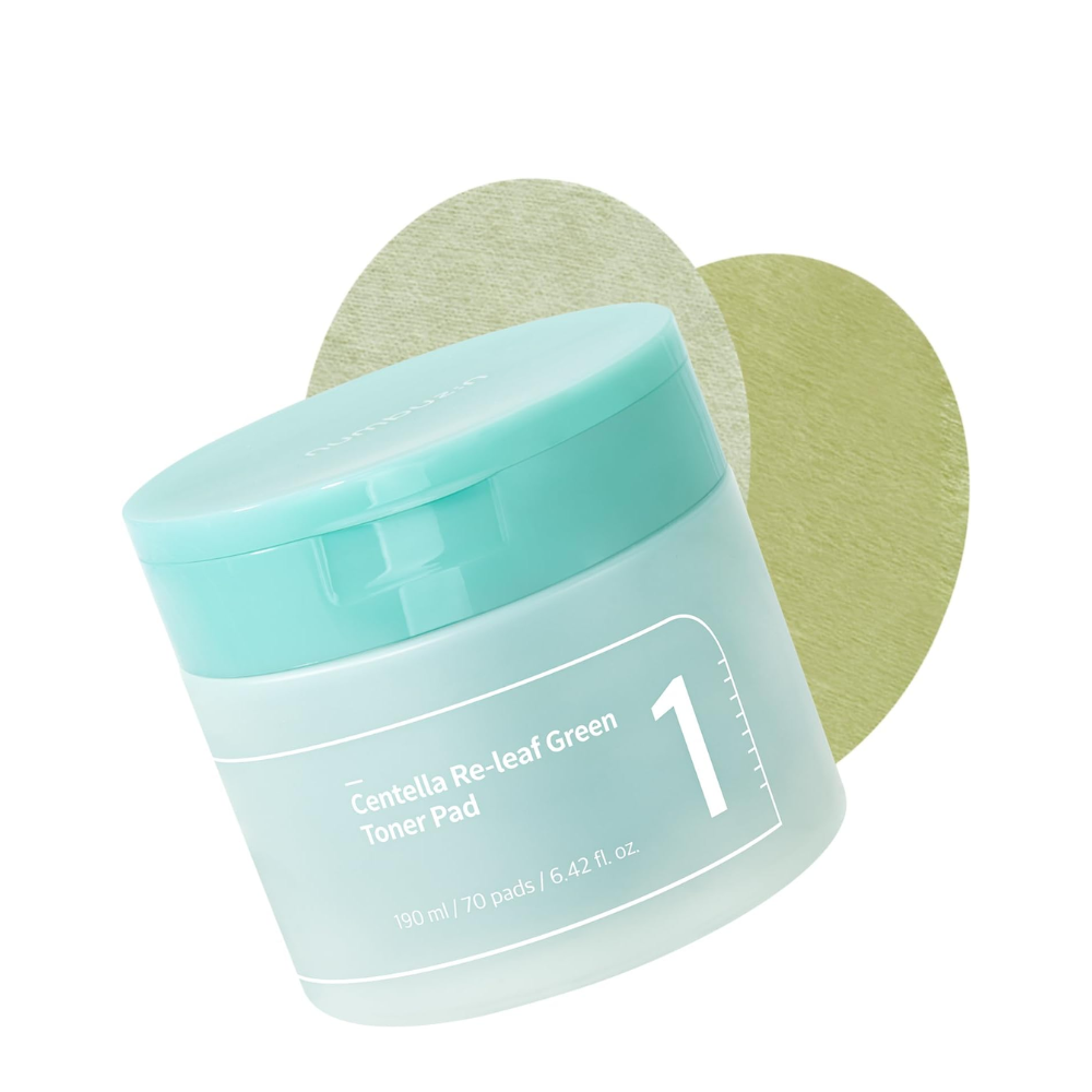 numbuzin No.1 Centella Re-leaf Green Toner Pad