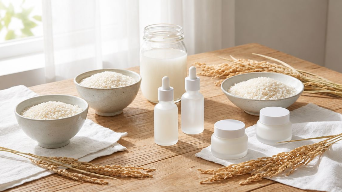 Korean Rice-based Skincare for Brightening and Hydration