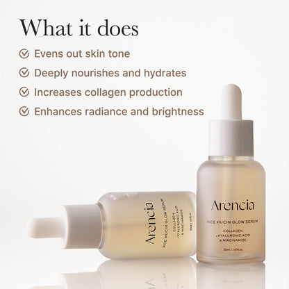 Arencia Rice Mucin Glow Serum