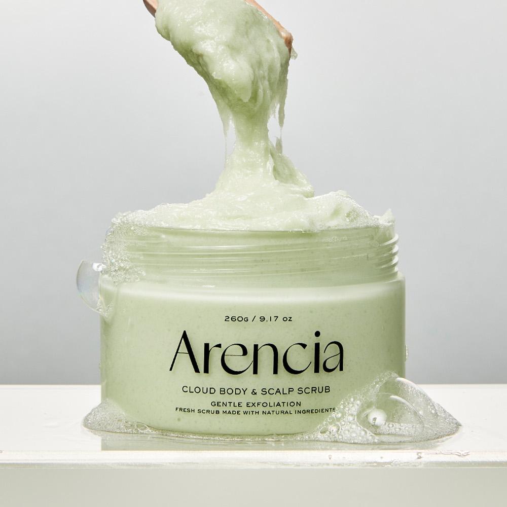 Arencia Fresh Cloud Body & Scalp Scrub