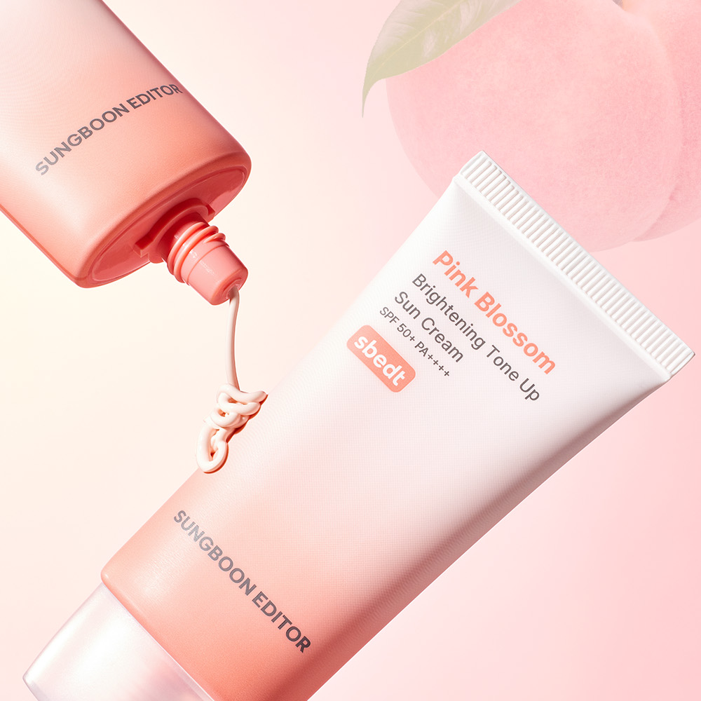 SUNGBOON EDITOR Pink Blossom Brightening Tone Up Sun Cream SPF 50+ PA+++