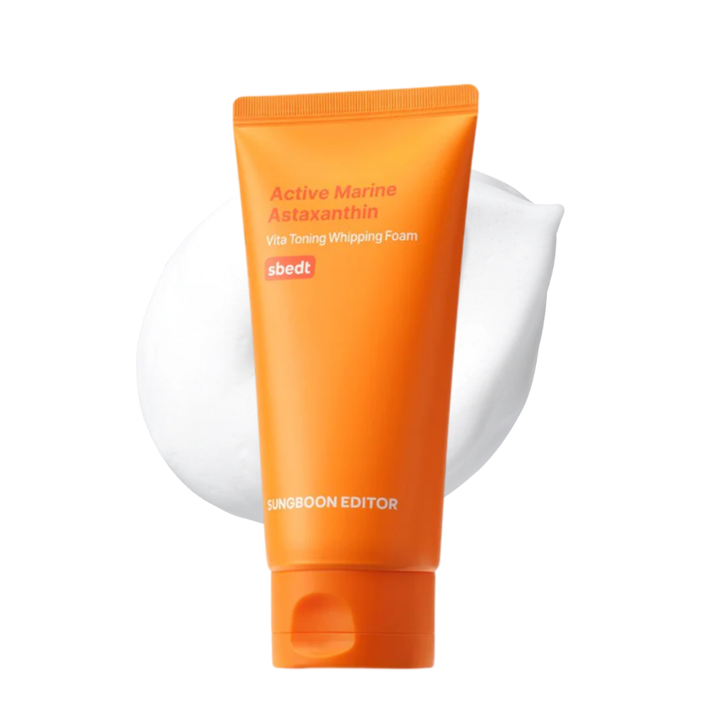 SUNGBOON EDITOR Active Marine Astaxanthin Vita Toning Whipping Foam