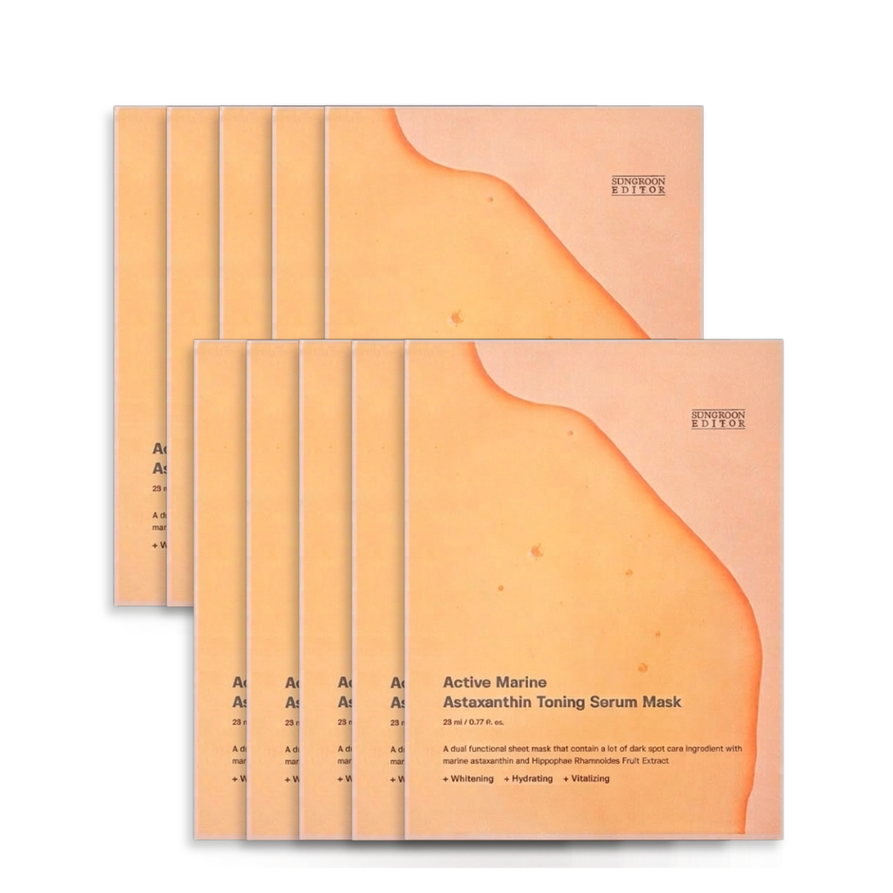 SUNGBOON EDITOR Active Marine Astaxanthin Toning Serum Mask