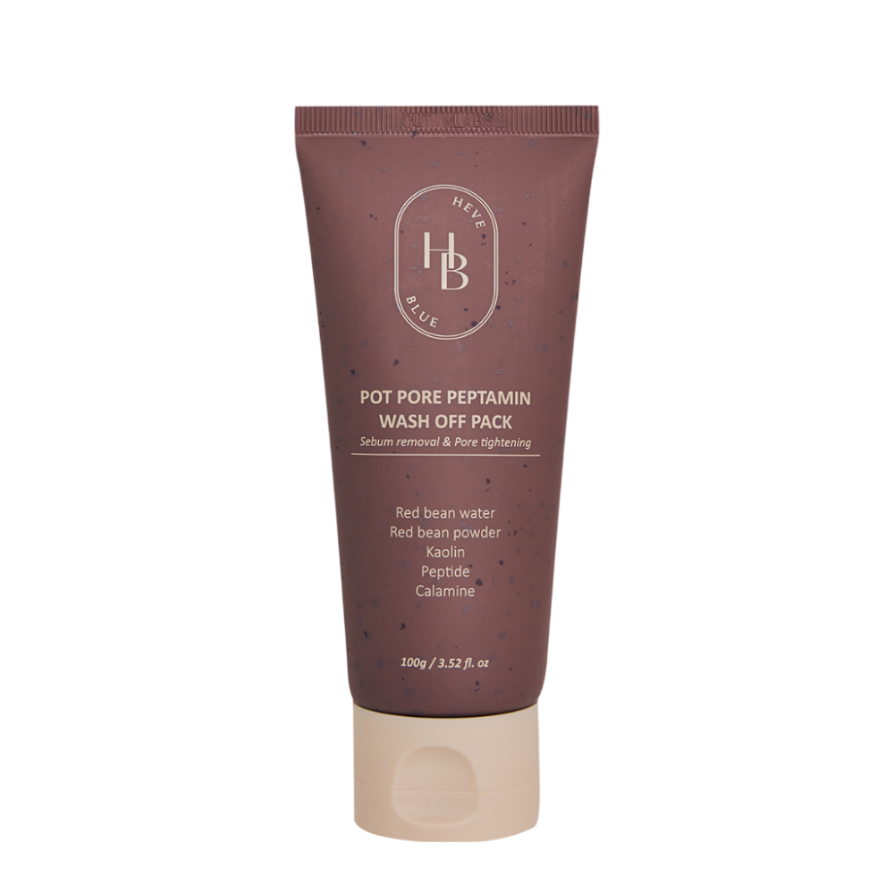 HEVEBLUE Pot Pore Peptamin Wash Off Pack