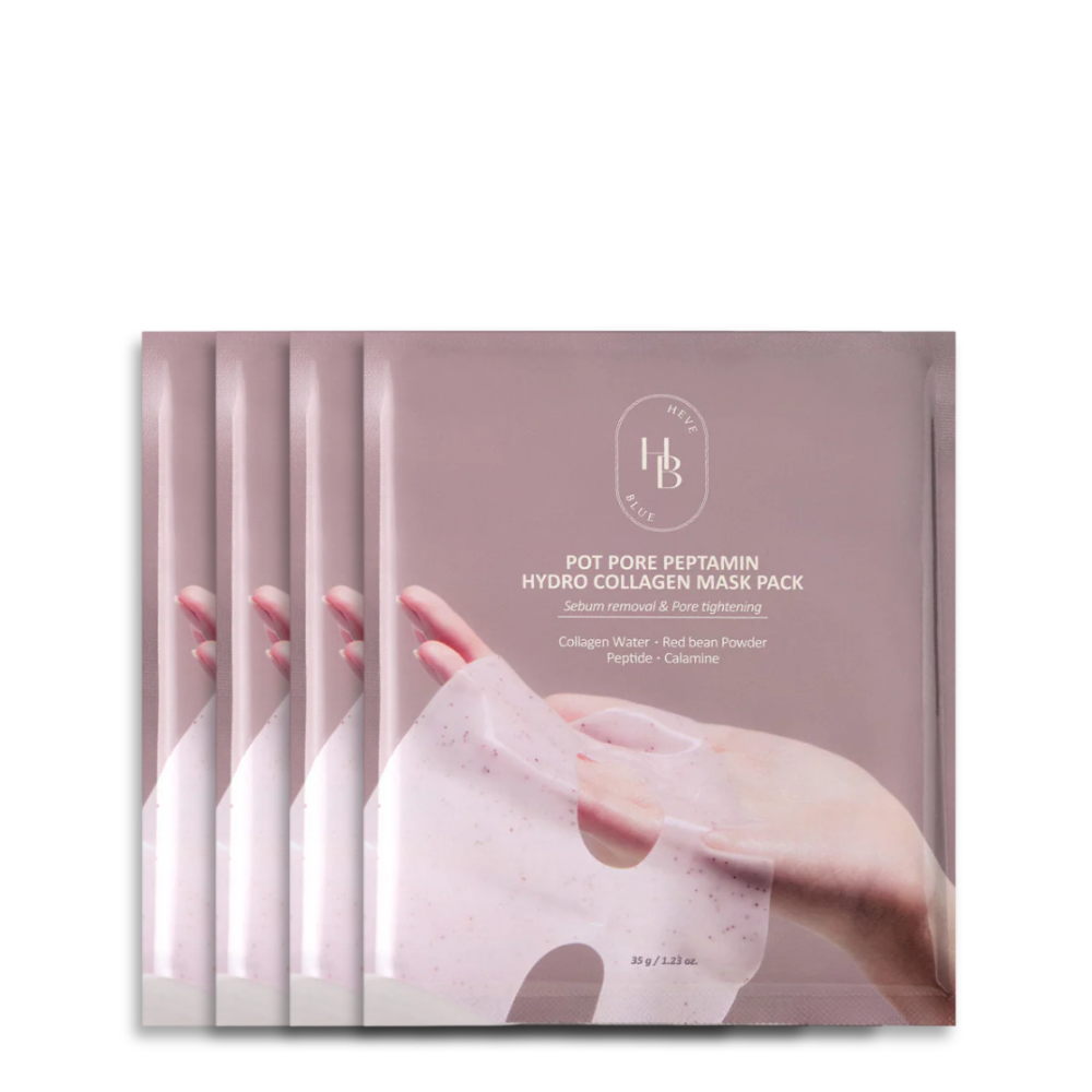 HEVEBLUE Pot Pore Peptamin Hydro Collagen Mask Pack