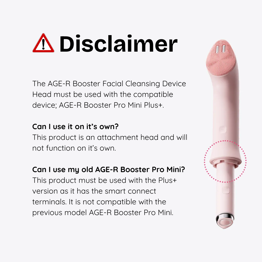 Medicube AGE-R Booster Facial Cleansing Device Head