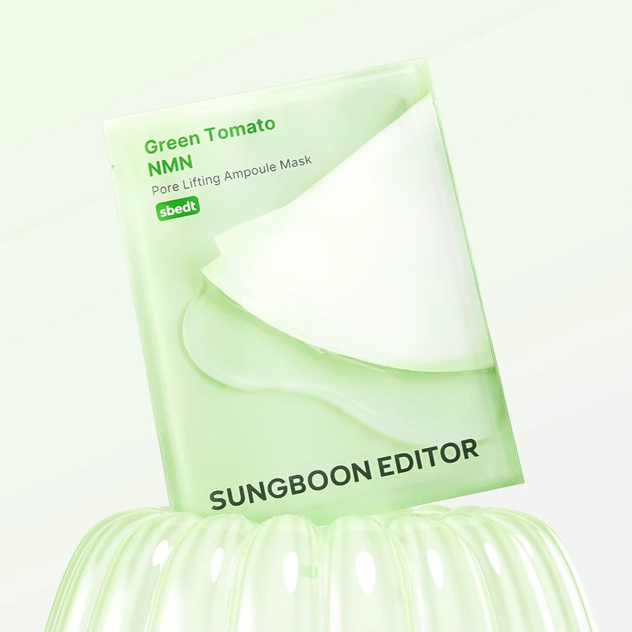 SUNGBOON EDITOR Green Tomato NMN Pore Lifting Ampoule Mask