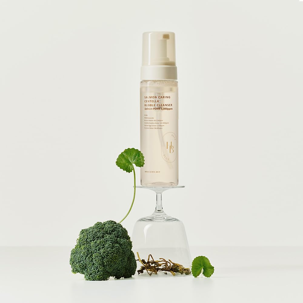 HEVEBLUE Salmon Caring Centella Bubble Cleanser