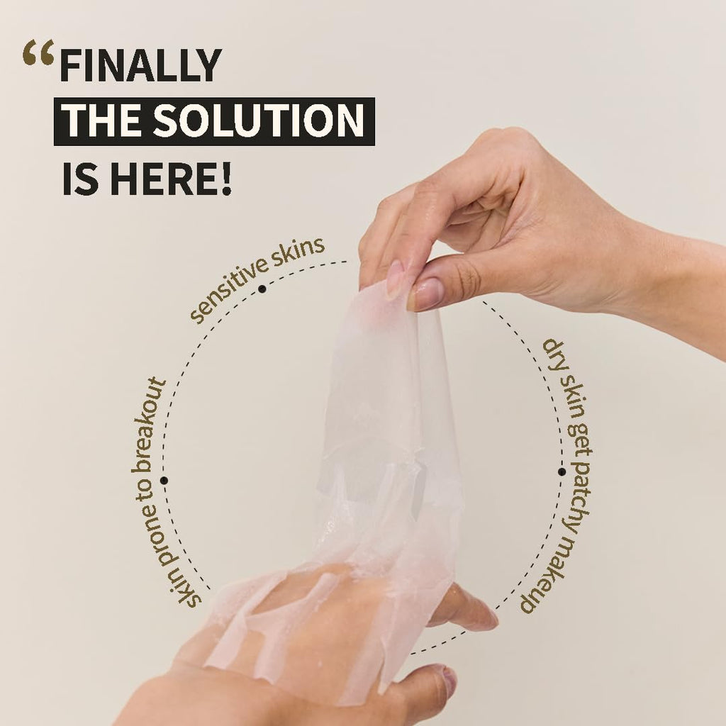 HEVEBLUE Black Yuja Bean Makeup Spa Mask Pack