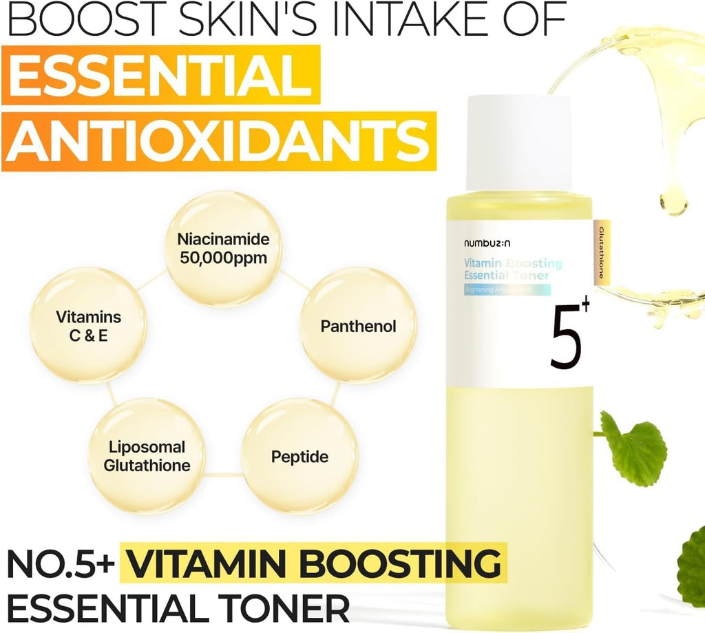numbuzin No.5+ Vitamin Boosting Essential Toner