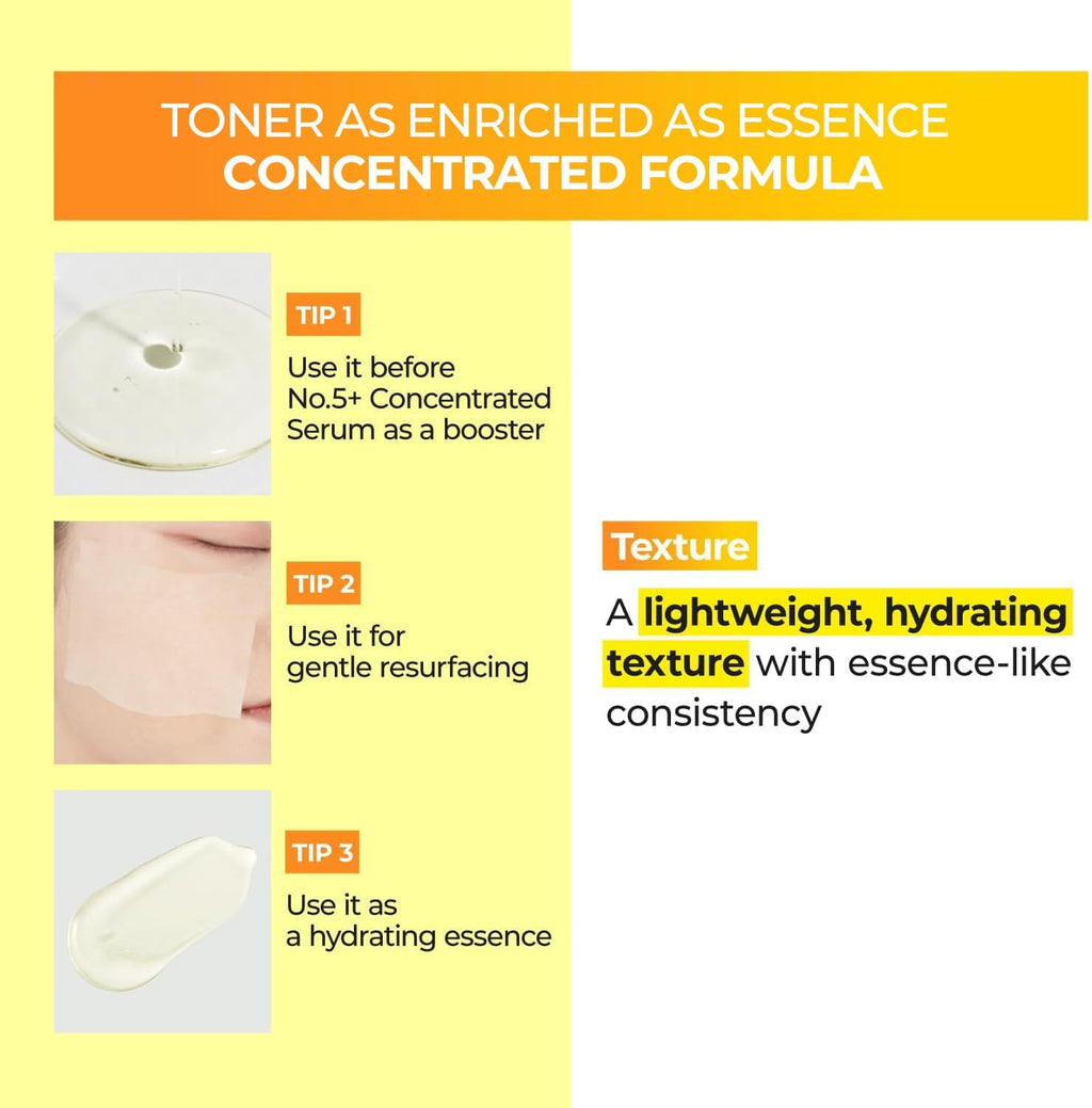 numbuzin No.5+ Vitamin Boosting Essential Toner