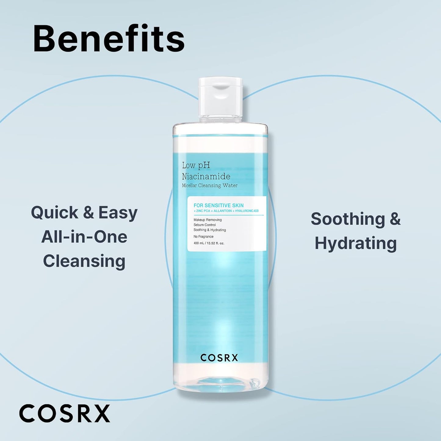 COSRX Low pH Niacinamide Micellar Cleansing Water