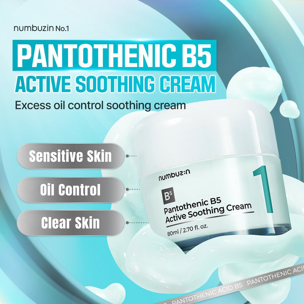 numbuzin No.1 Pantothenic B5 Active Soothing Cream