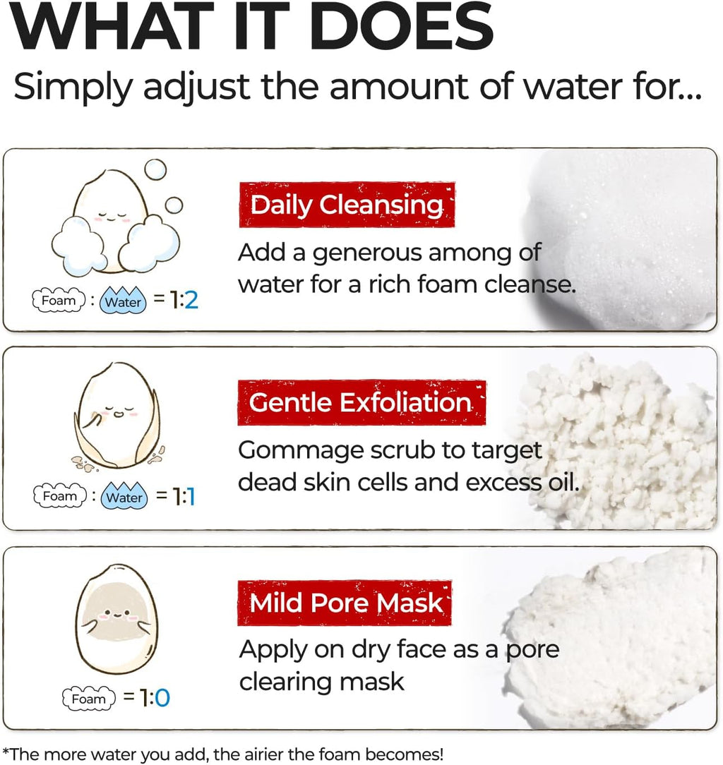 numbuzin No.3 Rice Yeast Enzyme Sauna Gommage Foam