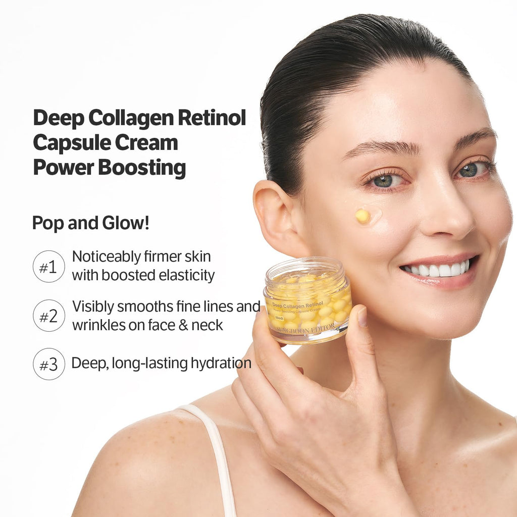 SUNGBOON EDITOR Deep Collagen Retinol Power Boosting Capsule Cream