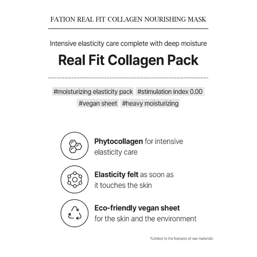 FATION Real Fit Collagen Firming Mask Sheet