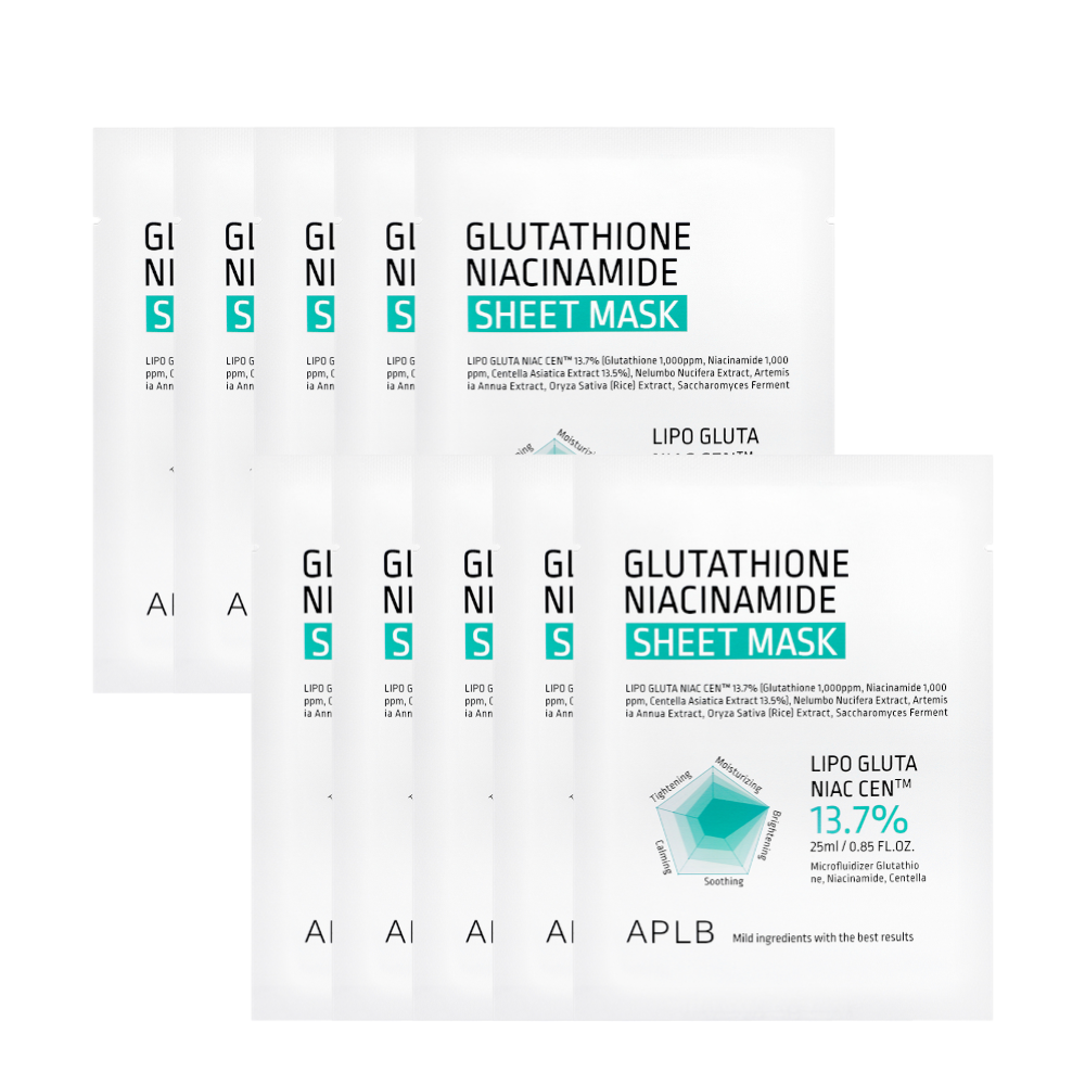 APLB Glutathione Niacinamide Sheet Mask