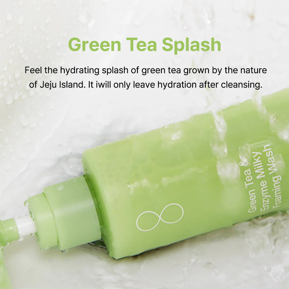 By Wishtrend Green Tea & Enzyme Milky Foaming Wash