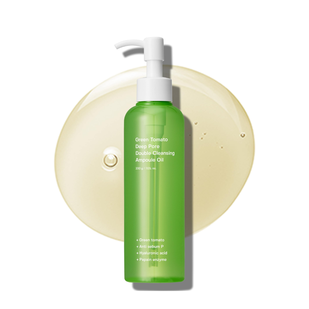 Green Tomato Deep Pore Double Cleansing Ampoule Oil