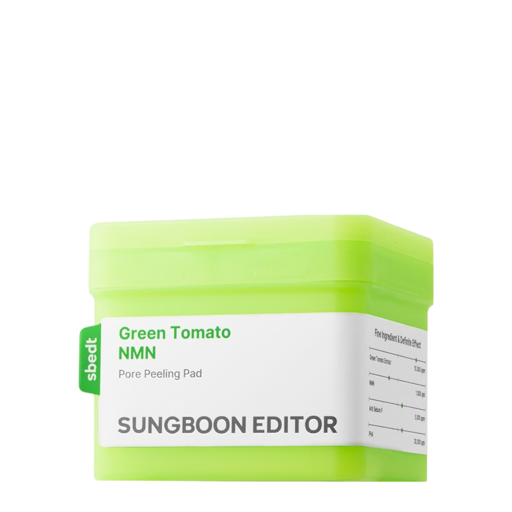SUNGBOON EDITOR Green Tomato NMN Pore Peeling Pad
