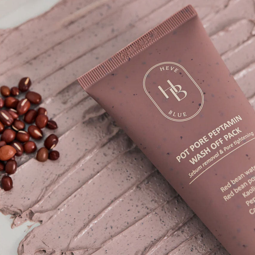 HEVEBLUE Pot Pore Peptamin Wash Off Pack