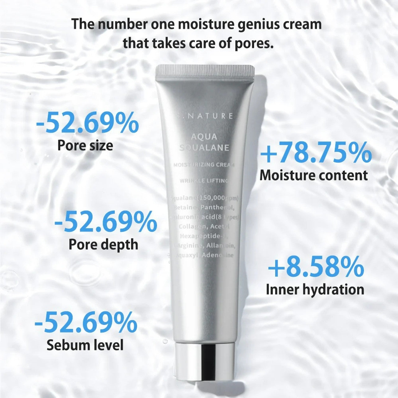 S.NATURE Aqua Squalane Moisturizing Cream