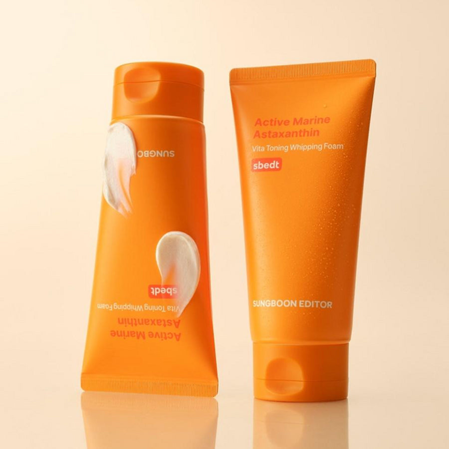 SUNGBOON EDITOR Active Marine Astaxanthin Vita Toning Whipping Foam