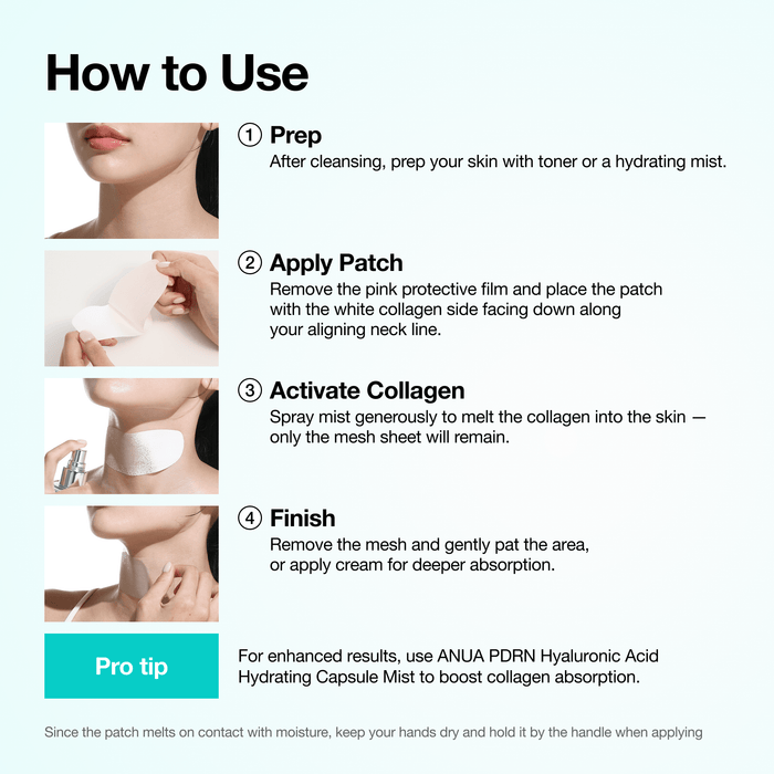 Anua PDRN Collagen Melting Patch For Neck