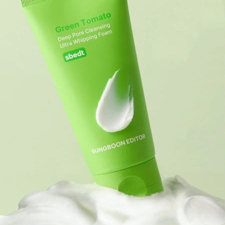 SUNGBOON EDITOR Green Tomato Deep Pore Cleansing Ultra Whipping Foam