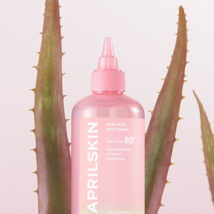 APRILSKIN Pink Aloe Vitamin C Soothing & Brightening Toner