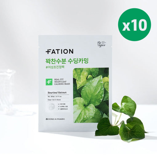 FATION Real Fit Heartleaf Calming Mask Sheet