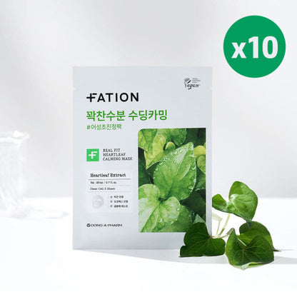 FATION Real Fit Heartleaf Calming Mask Sheet