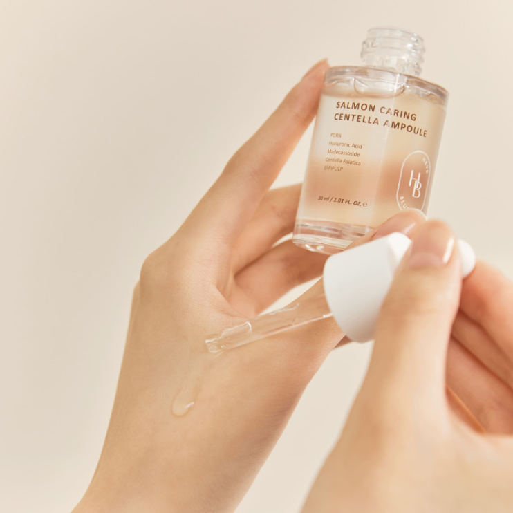 HEVEBLUE Salmon Caring Centella Ampoule