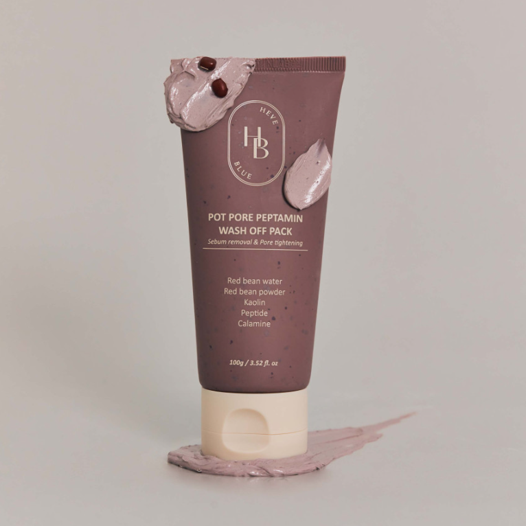HEVEBLUE Pot Pore Peptamin Wash Off Pack