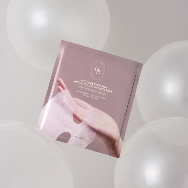 HEVEBLUE Pot Pore Peptamin Hydro Collagen Mask Pack